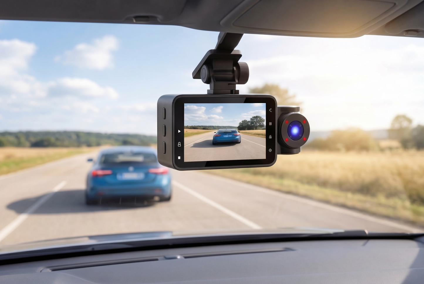Borlexa Sentinel Pro - 3 Channel 1080P Dash Camera With Infrared Night Vision